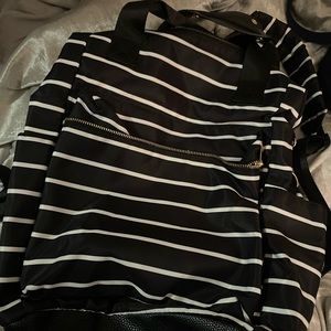Striped Backpack